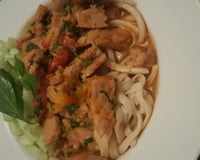 Porc au piment et au basilic thaï