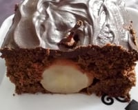 Gâteau aux poires et cacao ... et chocolat