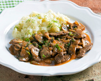 Boeuf Stroganoff