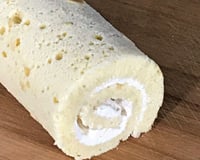 Biscuit roulé à la chantilly