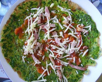 Crêpes aux épinards et ses garnitures