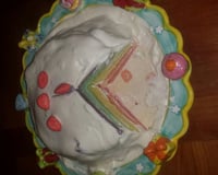 Gâteau arc en ciel
