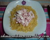 Boulghour à la carbonara