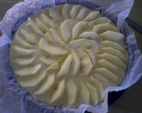 Gâteau aux pommes léger