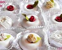 Gâteau oriental très fondant aux amandes et au glaçage.