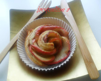 Roses feuilletées aux pommes