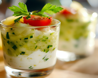 Entrée fraicheur de courgettes