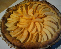 Tarte aux pommes facile à la fleur d'oranger