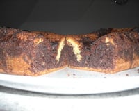 Gâteau marbré chocolat-vanille