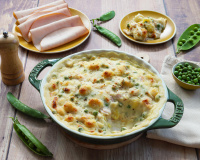 Gratin de gnocchi aux tranches de blanc de poulet