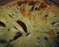 Tarte aux pommes et chocolat maison