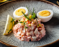Tartare de surimi et crevette