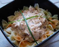 Des papillons plein les assiettes !Une recette simple appréciée de toute la famille, c'est un vrai délice !