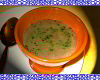 Velouté de pommes de terre oriental