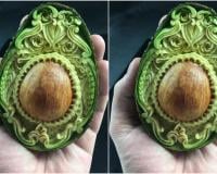 Les roses en avocat c’est fini, vive l’avocat sculpté