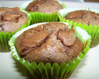 Muffins au chocolat praliné