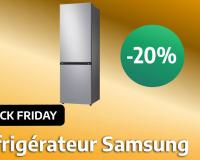 Black Friday Week : le prix de ce réfrigérateur-congélateur Samsung subit une grosse baisse !