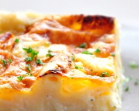 Lasagnes blanches aux 3 fromages (comté, chèvre & bleu)