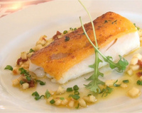 Dos de cabillaud à la viennoise