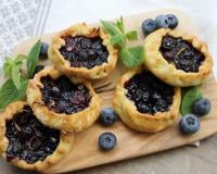 Mini-tartelettes aux myrtilles