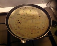 Pate à crêpe au vermicelle multicolore