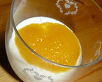 Panacotta aux pêches