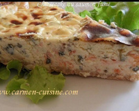 Cheese-cake fromage blanc et saumon fumé