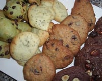 Cookies légers au thé vert et pépites de chocolat