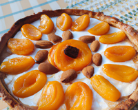 Tarte aux abricot et aux amandes