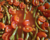 Haricots à la tomate