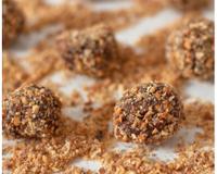 Des truffes fondantes à souhait avec une petite touche de croquant sous la dent !
