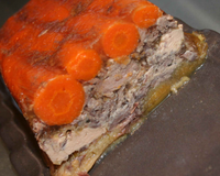 Pressé de bœuf au foie gras et ses légumes d'automne