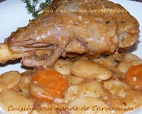 Souris d'agneau aux haricots tarbais