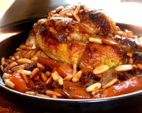 Tajine de coquelet au miel et ses carottes confites pour duo en amoureux