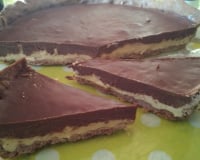 Tarte glacée au chocolat