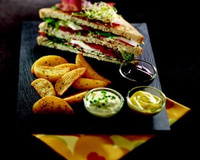 Club fraicheur bacon tomates et Mozzarella