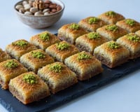 Kadaïfs aux pistaches, noix et amandes