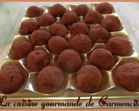 Truffes au chocolat et au rhum