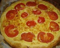 Tarte moutardée à la tomate