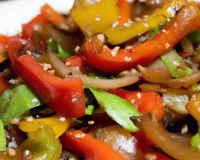 Poivrons à l'oriental