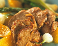 Médaillon de porc à l'orange