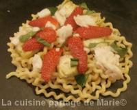 Une salade surprenante toute en fraîcheur.