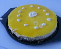 Bavarois au citron sur biscuit de spéculoos