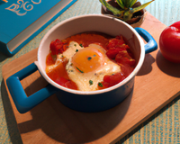 Œuf cocotte à la tomate