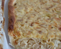 Tarte à l'oignon crémeuse