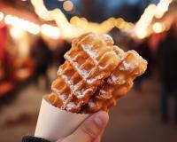 Connaissez-vous les churoffles ? Des gaufres faites avec de la pâte à choux à venir tremper directement dans la pâte à tartiner