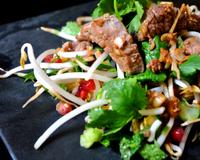 Salade aux senteurs de l'Asie, légère et parfumée.