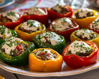 Mini poivrons farcis façon Niçoise