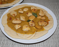Galettes de poulet au curry