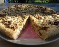 Tarte aux poireaux façon pizza